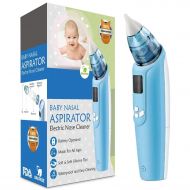 BabyTone Baby Nasal Aspirator, Nose Suction and Clears Infants Mucus. Battery Operated with Built-in Light, Music, LCD Screen, and 3 Levels of Nose Suction and Remover for...
