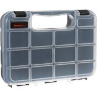 [아마존베스트]Portable Storage Case with Secure Locks and 14 Small Bin Compartments for Hardware, Screws, Bolts, Nuts, Nails, Beads, Jewelry and More by Stalwart