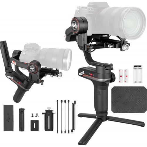  Zhiyun Weebill S 3-Axis Handheld Gimbal Stabilizer DSLR Gimbal for Mirrorless and DSLR Cameras for Canon 5DIV 5DIII EOS R Sony A7M3 A7R3 A7 III A9 Panasonic S1 GH5s Nikon Z6, Impro