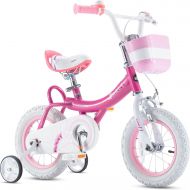 RoyalBaby Jenny Kids Bike Girls 12 14 16 18 20 Inch Childrens Bicycle with Basket for Age 3-12 Years