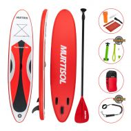 Sevylor Murtisol Upgrade 11 Inflatable Stand Up Paddle Board, Ultra-Thick Durable PVC, Non-Slip Deck, Premium SUP Accessories, Dual-Action Pump, Ankle Strap, Adjustable Paddle