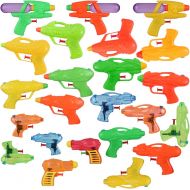 Toyvian Water Guns 24 Pack, Water Blaster Soaker Set,Kids Water Pistol Plastic Toys,Water Squirt Water Fight Toys,Summer Swimming Pool Beach Toys (Random Color)