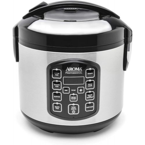  [아마존베스트]Aroma Housewares ARC-954SBD Rice Cooker, 4-Cup Uncooked 2.5 Quart, Professional Version