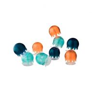 Boon Jellies Suction Cup Bath Toys - Bathtub Baby Sensory Toys - Jellyfish Suction Toys for Bath Time - Navy/Coral - Baby and Toddler Bath Toys - 9 Count - Ages 12 Months and Up