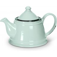 Abbott Collection Green Enamel Look Teapot, 9 inches L