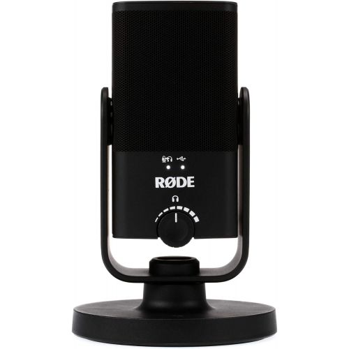 로데 [아마존베스트]Rode NT-USB-Mini USB Microphone with Detachable Magnetic Stand, Built-in Pop Filter and Headphone Amplifier