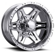 17 inch 17x9 Ultra Wheel Bandlands Polished wheel rim; 8x6.50 8x165.1 bolt pattern with a +12 offset. Part Number: 208-7982P