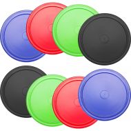 Gejoy 8 Pieces Air Hockey Pucks Replacement Round Pucks for Game Tables, Equipment, Accessories，7 Grams