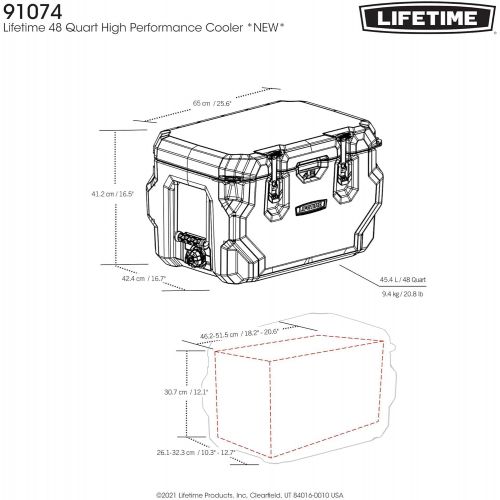 라이프타임 Lifetime 65 Quart High Performance Hard Cooler