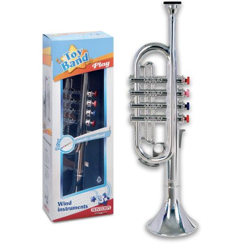  [아마존베스트]Bontempi 32 3831 4-Note Silver Trumpet (37 cm)