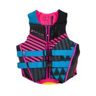 Body Glove 18224W-AQUPNK-S Womens Phantom Uscga Life Vest, Aqua Pink, Small, Aqua/Pink