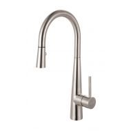 Franke FF3450 Steel Series 17-7/16 Tall Single Handle Pull-Down Kitchen Faucet, Stainless Steel