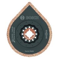 BOSCH OSL234HG 1-Piece 2-3/4 In. x 1/8 In. Starlock Oscillating Multi Tool Grout & Abrasive Carbide Grit Hybrid Grout Blade for Grinding & Rasping Applications
