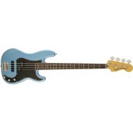 Squier by Fender Vintage Modified Precision Beginner Electric Bass Guitar - PJ - Lake Placid Blue