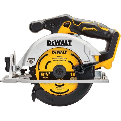  [아마존베스트]DEWALT 20V MAX Circular Saw, 6-1/2-Inch, Cordless, Tool Only (DCS565B)