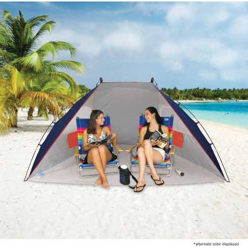  Rio Brands Rio Beach UPF 50+ Portable Beach Tent & Sun Shelter