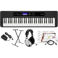 Casio CT-S400 Educational Pack with Stand and eMedia Instructional Software, AC Adapter and Headphone