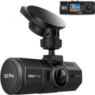 Vantrue N2 Pro Uber Dual Dash Cam Infrared Night Vision, Dual Channel 1080P Front and Inside, 2.5K Single Front Car Accident Dash Camera, 24hr Motion Sensor Parking Mode, Support 256GB max