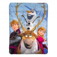 Disneys Frozen, Out in The Cold Fleece Throw Blanket, 46 x 60, Multi Color