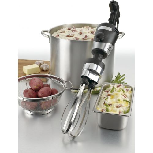  Waring Commercial WSBPPW Heavy-Duty Big Stix Immersion Blender with 10-Inch Whisk