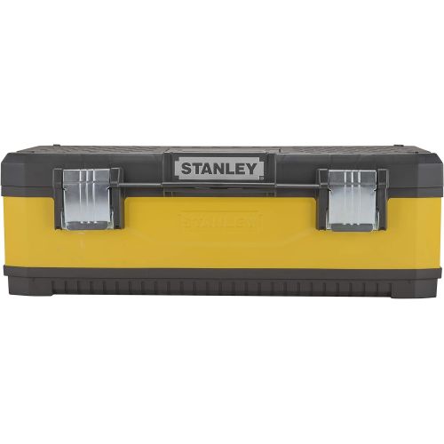 스텐리 Stanley 1-95-614 26-inch Metal/ Plastic Toolbox - Yellow