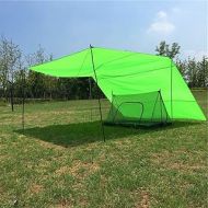 HBNNBV Outdoor Tent Outdoor Sun Shelter Waterproof Big Size Polyester Tarp, 45M Rain Fly Travel Forest Camping Tarp Rain Canopy (Color : Green, Size : 45M)