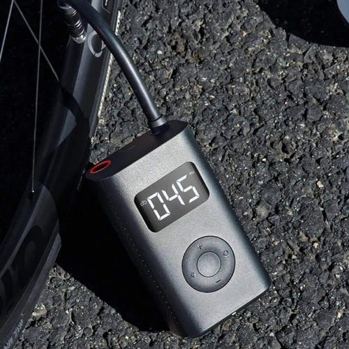 샤오미 Xiaomi Mi Portable Electric Air Compressor Smart Portable Digital Tire Pressure Detection Electric Inflator Pump for Bike/Motorcycle/Car/Football