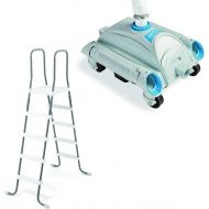 Intex Swimming Pool Ladder for 52 Wall Height Pools & Pool Side Vacuum Cleaner