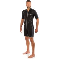 Mens Short Front Zip Wetsuit for Surfing, Snorkeling, Scuba Diving - LIDO SHORT by Cressi: quality since 1946