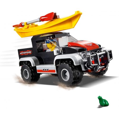  LEGO City Great Vehicles Kayak Adventure 60240 Building Kit (84 Pieces) (Discontinued by Manufacturer)