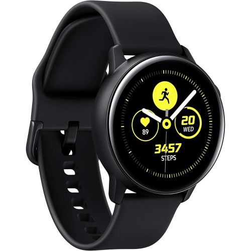  Amazon Renewed SAMSUNG Galaxy Watch Active (40mm), Black - US Version with Warranty (Renewed)