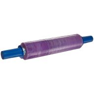 Goodwrappers BN151000 Linear Low Density Polyethylene Purple Tint Blown Hand Stretch Wrap with Built-In Dispenser and Hand Brakes, 1000 Length x 15 Width x 80 Gauge Thick (Case of