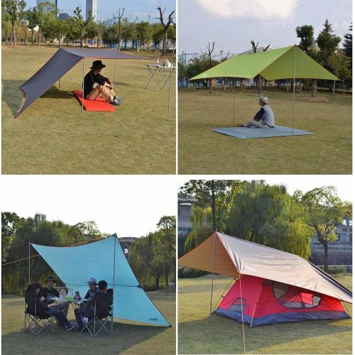  WALNUTA Waterproof Outdoor Awning Hammock Tarp Rain Fly Lightweight Camping Tent Sun Shelter for Tourism Hiking Beach Pergola (Color : B)