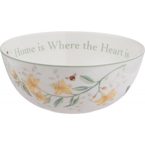 레녹스 Lenox Butterfly Meadow Home Is Where The Heart Is Serving Bowl