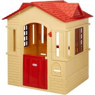 Little Tikes Cape Cottage Playhouse with Working Door, Windows, and Shutters - Tan, Toddlers Ages 2+ Years