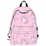 YAOSEN Cartoon Unicorn Backpack Big Capacity Daypack Casual School Bag (Pink)