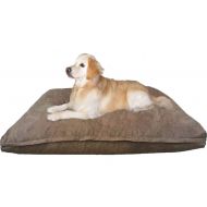 Dogbed4less Jumbo Orthopedic Extreme Comfort Memory Foam Pet Bed Pillow, Waterproof Lining and Machine Washable Cover for Large to Extra Large Dog