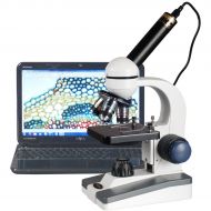 [아마존베스트]AmScope 40X-1000X LED Student Microscope + 5MP USB Camera (M150C-E5)