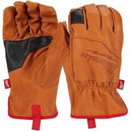 Milwaukee Tools Soft Top Grain Goatskin Leather Work Gloves (X-Large)