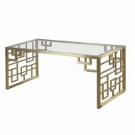 Coaster Home Furnishings 720928 Coffee Table Brushed Brass