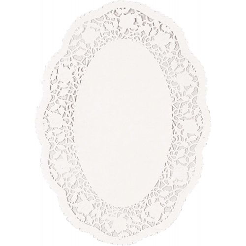  Amscan White Oval Doilies | Pack of 18| Party Supply