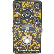 Aural Dream Legend Formant Synthesizer Guitar Effects Pedal with 9 Human Vowels based on expanding wah similar toTalk box, True Bypass