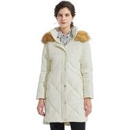 Orolay Womens Diamond Quilted Down Jacket Windproof Winter Coat Hooded Parka