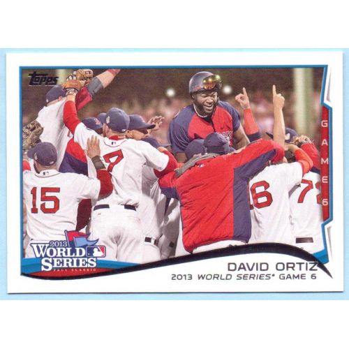  David Ortiz 2014 Topps 2013 World Series Game 6 #259 - Boston Red Sox