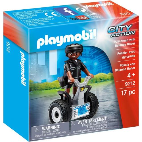 플레이모빌 Playmobil Policeman with Balance Racer