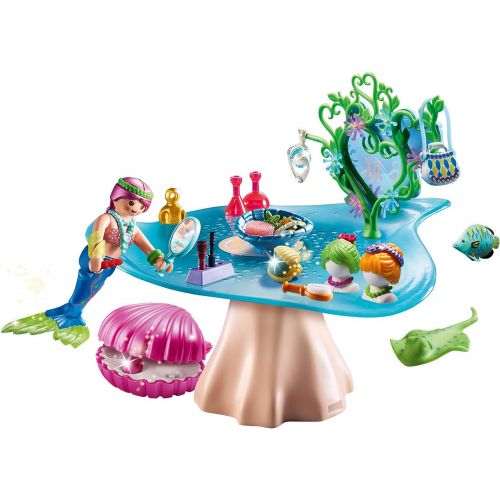 플레이모빌 PLAYMOBIL Mermaid Beauty Salon with Jewel Case, Colourful (70096)