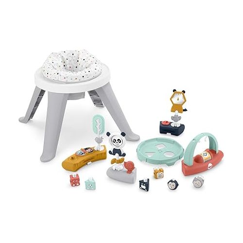 피셔프라이스 Fisher-Price Baby to Toddler Toy 3-in-1 Spin & Sort Activity Center and Play Table with 10+ Activities, Happy Dots