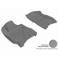 3D MAXpider Front Row Custom Fit All-Weather Floor Mat for Select Ford Escape/Mazda Tribute Models - Kagu Rubber (Gray)