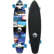 Paradise Longboard Kicktail Complete Cruiser Skateboard