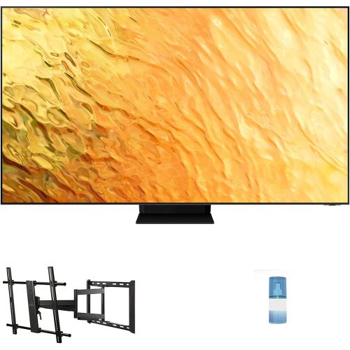 삼성 Samsung QN85QN800BFXZA 85 8K QLED Quantum Mini LED HDR Smart TV with a Walts TV Large/Extra Large Full Motion Mount for 43-90 Compatible TVs (2022)